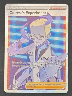 Pokemon Card Colress's Experiment 190/196 - Lightly Played - Image 1