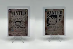 ONE PIECE Card Monkey D Luffy SEC WANTED SP Alt Art OP05-119 & OP13-118 JP - Image 1