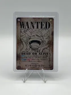ONE PIECE Card Monkey D Luffy SEC WANTED SP Alt Art OP05-119 & OP13-118 JP - Image 4