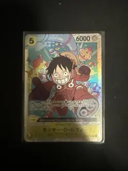 One Piece CCG Monkey D Luffy OP07-109 Parallel Card NM/M - Image 1