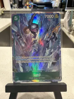 One Piece CCG OP-13 Carrying On His Will - Sanji Alt Art Card Op13-027 ENGLISH - Image 1