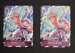 One Piece Card Game Monkey.D.Luffy P-041 Bandai Card Games Fest 23-24 World Tour - Image 1