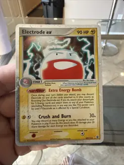 Pokemon TCG Electrode EX Holo Card 107/112 FireRed & LeafGreen 2004 Mint !! - Image 1