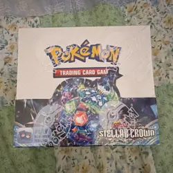 Pokemon Scarlet & Violet Stellar Crown Booster Box English 2024 ex Cards - Image 1