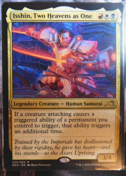Isshin, Two Heavens as One - MTG - Regular - NM (Unplayed) - NEO Set - Image 1