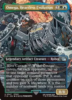 Omega, Heartless Evolution Borderless FIN 347 Uncommon MTG - Image 1