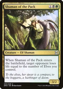 Shaman of the Pack 1x MtG Eternal Masters SP/NM - Image 1