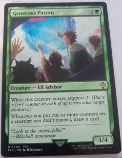 Generous Patron - FIC 0305 - MTG Magic the Gathering NM - Image 1