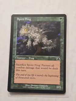 Spore Frog - Prophecy - MP - Common - Creature - MTG - Image 1