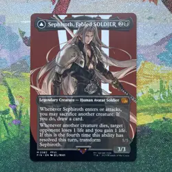 Sephiroth, Fabled SOLDIER (0382) (Borderless) Final Fantasy Regular - Image 1