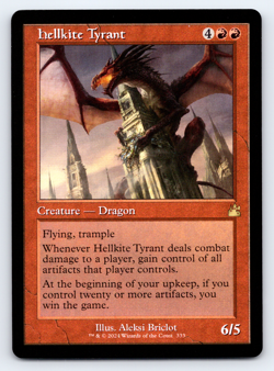 Hellkite Tyrant Retro Frame - MTG - Ravnica Remastered - Image 1