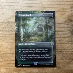 Temple Garden | Lorwyn Eclipsed | Borderless | Non-Foil | MTG - Image 1