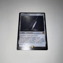 Buster Sword Final Fantasy MTG Artifact - Equipment M 0255 FVII NM - Non Foil - Image 1