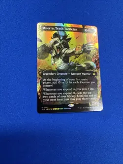 MTG Bloomburrow Muerra, Trash Tactician #352 Raised Foil Borderless BLB NM - Image 1