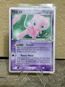 Mew EX 88/92 Pokemon TCG World Championships Tom Roos MP - Image 1
