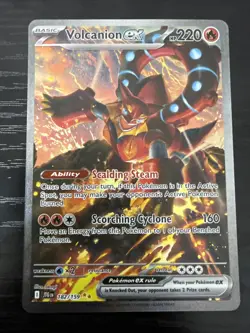 Volcanion ex 182/159 Journey Together Special Illustration Rare Pokemon Card NM - Image 1