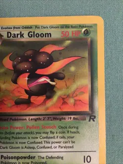 1ST EDITION VINTAGE POKEMON CARD Dark Gloom 2000 Team Rocket Edition #36/82 - Image 2