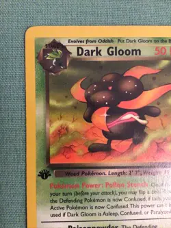 1ST EDITION VINTAGE POKEMON CARD Dark Gloom 2000 Team Rocket Edition #36/82 - Image 3