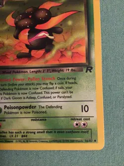 1ST EDITION VINTAGE POKEMON CARD Dark Gloom 2000 Team Rocket Edition #36/82 - Image 5