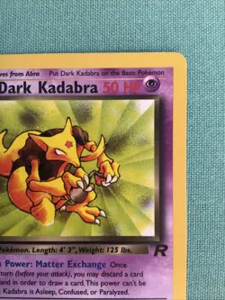 Pokemon TCG Dark Kadabra Card 39/82 Team Rocket 1st Edition New - Image 2