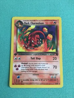 Dark Charmeleon 32/82 1st Edition Team Rocket Non-Holo Pokemon Card - Image 1