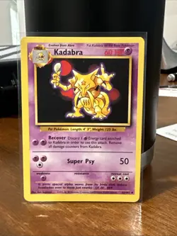 1999 Pokemon 1st Edition Base Set MINT UNPLAYED- Kadabra - 32/102 - Image 1