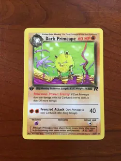 Dark Primeape 43/82 1st Edition NM Near Mint Team Rocket Non Holo Unused - Image 1