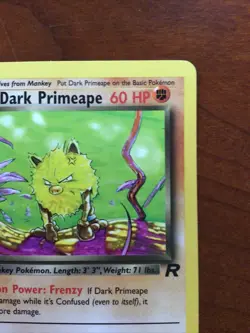 Dark Primeape 43/82 1st Edition NM Near Mint Team Rocket Non Holo Unused - Image 3