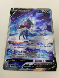 Pokemon TCG Suicune V Crown Zenith: Galarian Gallery GG38/GG70 Holo Ultra Rare - Image 1