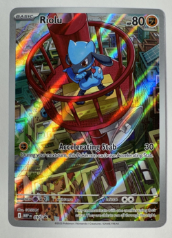 Pokemon: Riolu Mega Evolution Promo Full Art Holo 010 (Near Mint) - Image 1