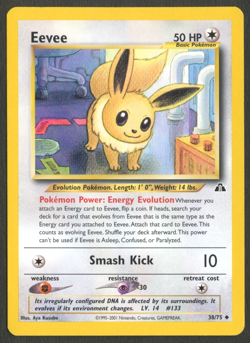 Pokemon TCG: Eevee 38/75 Neo Discovery Uncommon NM - Image 1