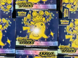 Pokemon TCG Surging Sparks Pokemon Center Elite Trainer Box ETB - IN HAND - Image 2