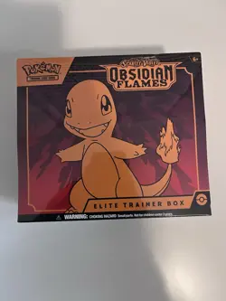 Pokemon: Scarlet & Violet 3: Obsidian Flames Elite Trainer Box - 9 Packs 820650853913 - Image 1
