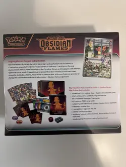 Pokemon: Scarlet & Violet 3: Obsidian Flames Elite Trainer Box - 9 Packs 820650853913 - Image 2