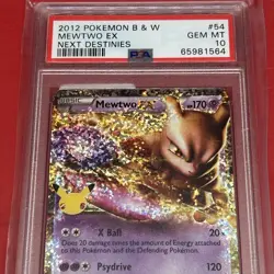 Mewtwo EX 54/99 Celebrations: Classic Collection Pokemon PSA 10 - Image 2