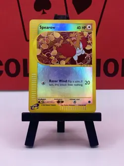 Spearow 130/165 Expedition Base Set Pokemon TCG Reverse Holo Common 2002 MP - Image 2