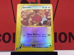 Spearow 130/165 Expedition Base Set Pokemon TCG Reverse Holo Common 2002 MP - Image 4