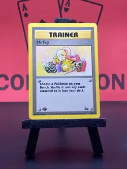 Mr. Fuji Trainer 58/62 1st Edition WOTC Pokemon TCG Regular Uncommon 1999 LP - Image 2