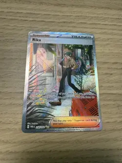 Pokemon TCG Rika Paradox Rift 258/182 Holo Special Illustration Rare - Image 1