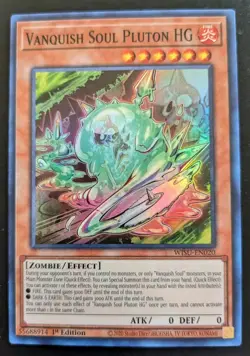 Vanquish Soul Pluton HG WISU-EN020 1st Ed. Super Rare Wild Survivors Yu-Gi-Oh! - Image 1