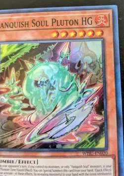 Vanquish Soul Pluton HG WISU-EN020 1st Ed. Super Rare Wild Survivors Yu-Gi-Oh! - Image 3