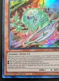 Vanquish Soul Pluton HG WISU-EN020 1st Ed. Super Rare Wild Survivors Yu-Gi-Oh! - Image 4