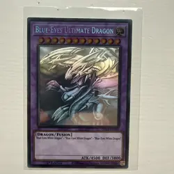 GFP2-EN181 Blue-Eyes Ultimate Dragon - Ghost Rare 1st Ed Near Mint YuGiOh - Image 1