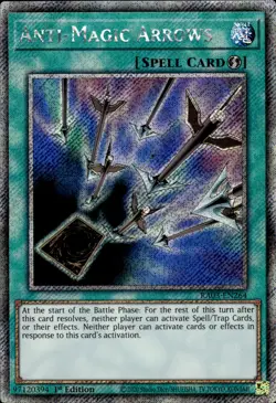 Anti-Magic Arrows - Platinum Secret Rare 1st Edition RA03-EN264 - NM - YuGiOh - Image 1