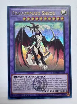 YuGiOh! - Dragonmaid Sheou BLMM-EN064 Ultra Rare 1st Edition - Image 1