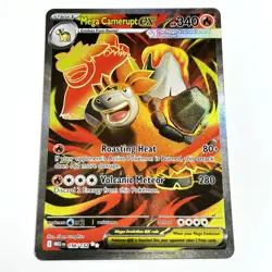 Mega Camerupt ex 156/132 Ultra Rare Holo Card Mega Evolution Pokemon TCG NM - Image 1