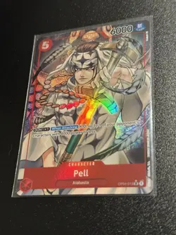 Bandai One Piece Card Game Pell OP04-013 Holo Character Card Standard Size - Image 1