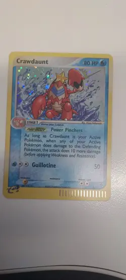 Crawdaunt 3/97 Dragon Holo Pokemon e reader card - Image 4