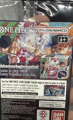 One Piece Monkey D. Luffy US Voyage College Basketball Promo Card Rutgers SEALED - Image 2