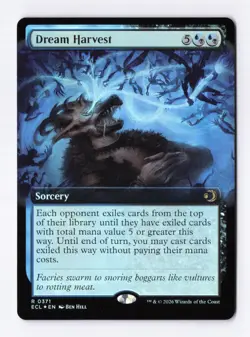 Dream Harvest (Extended Art) (Foil) 0371 (R) MTG Lorwyn Eclipsed (ECL) - Image 1